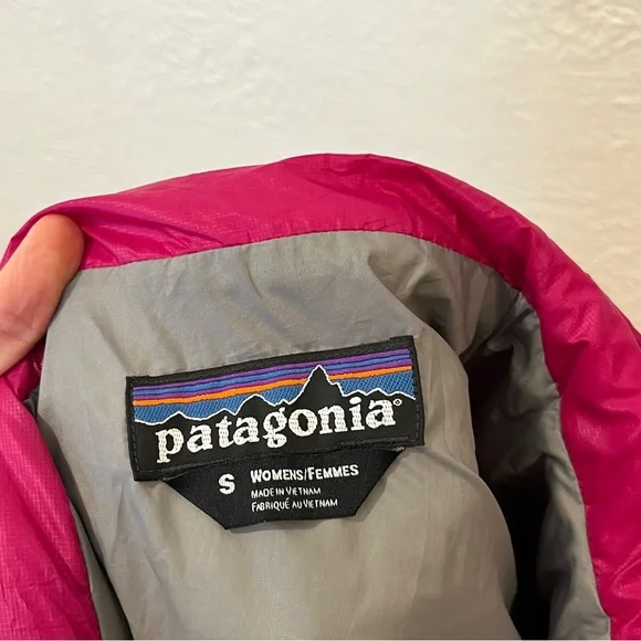 Patagonia Women's Diamond Quilted Pullover Nanopuff Jacket - Pink - Picture 9 of 13